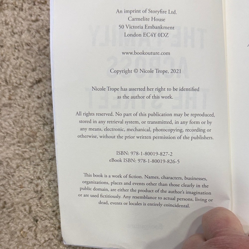The Family Across the Street by Nicole Trope / psychological thriller - Picture 10 of 10